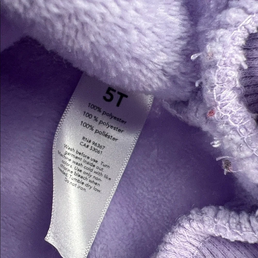 Osh Kosh - Girl’s Sweatshirt - Furry Flannel - Unicorn - Purple - 5t
